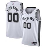 Custom, San Antonio Spurs White - Icon Edition